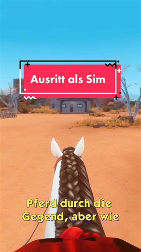 Sims 4: Ausritte in Ego Perspektive