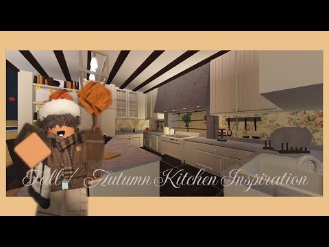 Bloxburg Autumn Kitchen | SpeedBuild #bloxburg #bloxburgbuilder