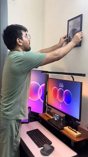 Desk Upgrade Transition (Before vs After)