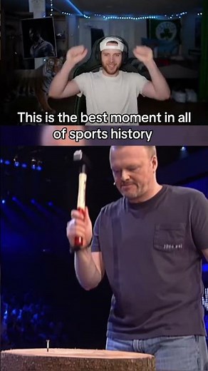 Legendary, on the biggest stage too… #reaction #hammer