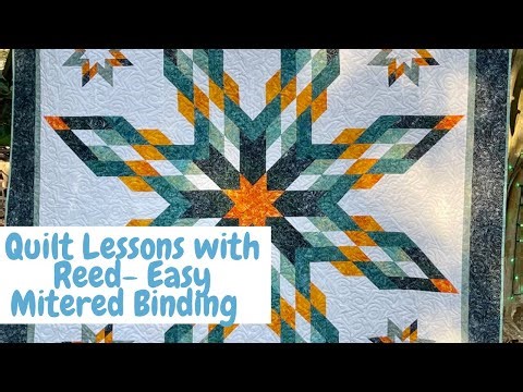 Quilt Lessons With Reed-Easy Way to Make Mitered Binding Strips