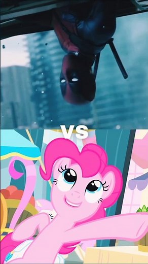 Pinkie Pie VS Deadpool #mlp #mlpedit #mylittlepony #deadpool #marvel #mlpg4 #pinkiepie #edit