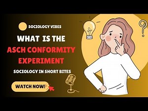 What Is the Solomon Asch Conformity Experiment? | Intro to Sociology | Groups & Organization |