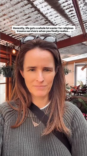 Healing from religious trauma means learning that most choices aren’t life or death. You don’t have to save everyone. And you were never wretched to the core — no matter who told you otherwise. Follow for more content on healing from religious trauma, spiritual abuse, and purity culture. 💛 #ReligiousTrauma #ReligiousTraumaTherapist #SpiritualAbuse #FaithDeconstruction #ReligiousTraumaRecovery #HealingFromReligion #PurityCultureRecovery #Exvangelical #HighControlReligion #ReligiousAbuseSurvivor 