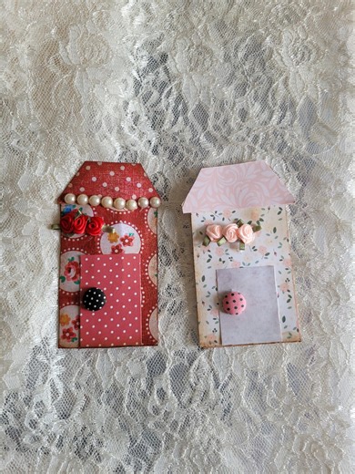 House Hidden Jumbo Paper Clips, Vintage Inspired Junk Journal Clips, Shabby Chic Handmade Embellishment for Junk Journal - Etsy