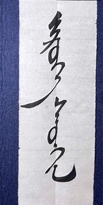 心 Heart #mongolian calligraphy #書