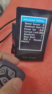 Electric Bicycle LCD Display Meter Key-DISP KD718 ebike Display TFT 36V 48V Speed for Electric Bike Computer Waterproof E-Bike Display Meter Conversion Kit for Electric Scooter Modification