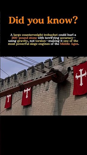 This Medieval Weapon Used Gravity to Destroy Castles | Trebuchet Explained