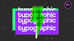 Glass Render Typographic Opener