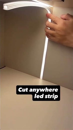 LED Strip That Actually Cuts Clean ✂️ #DIY #HomeImprovement