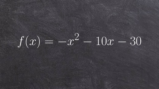 How to find the vertex and axis of symmetry then graph using a table of values