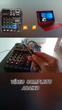 Using a sound mixer on a laptop really works well.