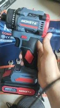 MOKETA SCDI-105 Cordless Drill/Screwdriver, 3-in-1 Function with Interchangeable Heads: Torque/Dr...