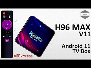 H96 MAX V11 Android Box TV - 4GB Ram & 64GB Rom - Android 11 - RK3318 - AliExpress - Unboxing