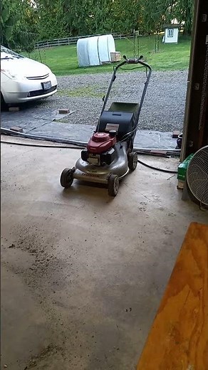 Honda Lawnmower with 2 year old gas. Remove carburetor and clean VARNISH