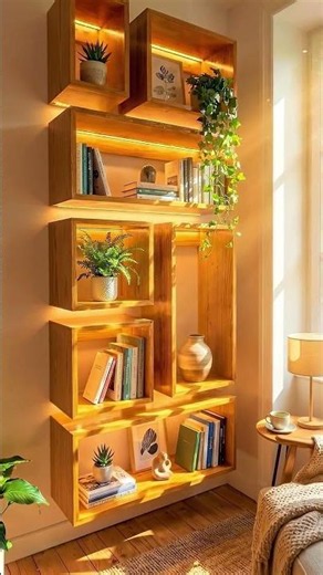 Stop buying expensive shelves when you can build a custom one that fits your space perfectly! 🛠️💪