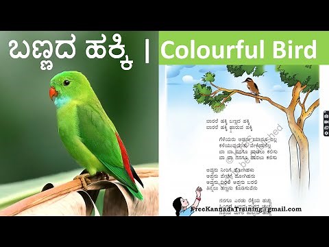 Chapter 1 Poem |2 STD Kannada | Savi Kannada | Bannada Hakki | ಬಣ್ಣದ ಹಕ್ಕಿ | English Explanation