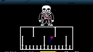 UNDERTALE but if sans had a third phase or smth