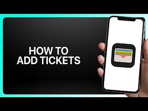 How To Add Tickets To Apple Wallet 2025! Tutorial