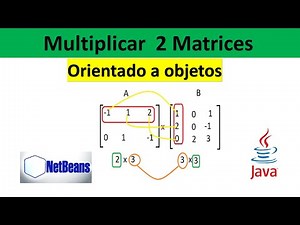 Multiplicación de Matrices en Java: Programación Orientada a Objetos con NetBeans | Paso a Paso