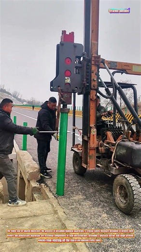 The Art of Installing Highway Guardrails