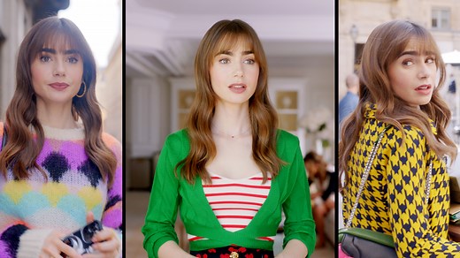 Here's your first look at Emily in Paris Season 3 — and you want to get a sense of the drama... Emily just gave herself bangs! Premieres December 21 #TUDUM | Netflix