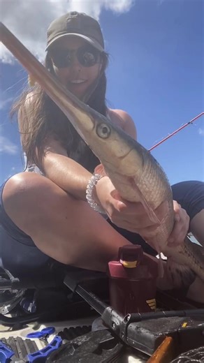 #fishing #fish #outdoors #gar #fyp #kayak #kyakfishing