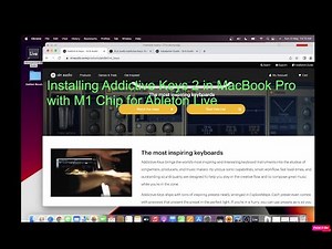 How to install a piano VST plugin in your MacBook Pro with M1 Chip for Ableton Live?