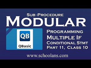 SEE Computer science || Multiple IF Statement in QBASIC || QBASIC TUTORIAL::CONTROL STRUCTURE