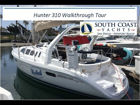 Hunter 310 Walk Through Video For Sale in San Diego