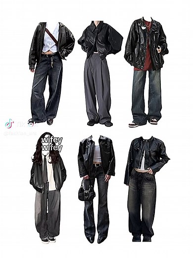 Outfit Inspiration: Baggy Styles with Leather Jackets