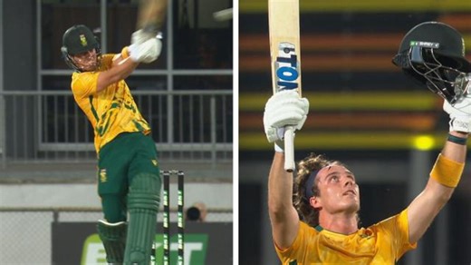 Brevis belts INSANE century in Darwin