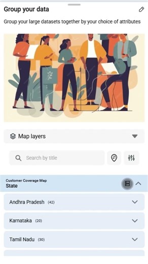 Group Large Datasets on a Map in Seconds #viral #shorts #datasets #group #filter #map #second #gis