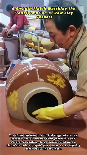 A Smooth Finish Watching the Transformation of Raw Clay Vessels