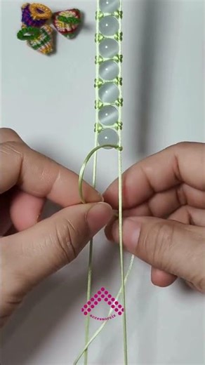 DIY bracelet bead waving method #diy #diybracelet #handmade