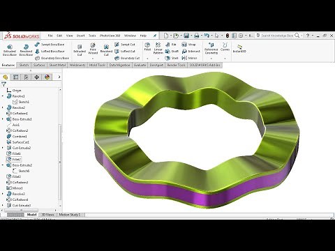Surface Modeling - SolidWorks Tutorial