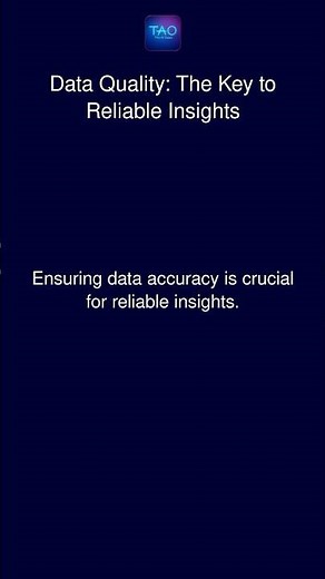 Data Quality: The Key to Reliable Insights