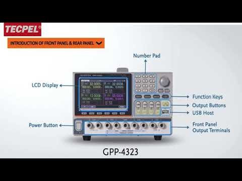 GW Instek’s GPP Series Multi-Channel Programmable DC Power Supplies.