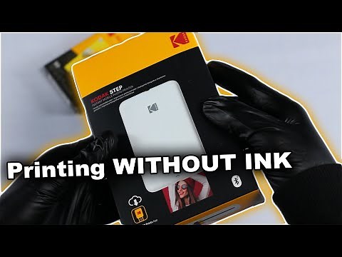 Printing WITHOUT INK!? - KODAK Step Wireless Mobile Photo Mini Printer Unboxing/Review