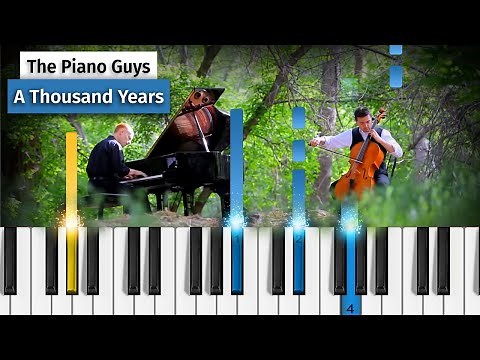 The Piano Guys - A Thousand Years (Christina Perri) - Piano Tutorial