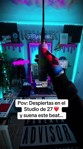 Imagina despertar en el estudio de 27corazones y suena este #beat le metes? #instrumental #drill #hiphop #beatmaker