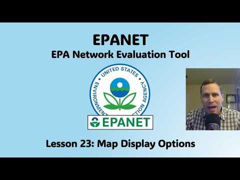 EPANET Lesson 23 - Map Display Options