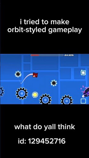geometry dash orbit gameplay #gd #shorts #geometrydash