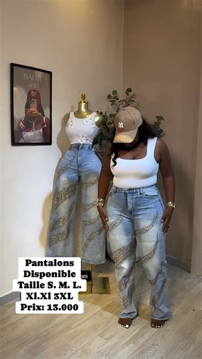 PRIX: 13.000fr ✨ DISPONIBLES EN TAILLES : ➡️ JEANS: selon modèles, S – M – L – XL-2xl 3xl 📞 POUR COMMANDER DIRECTEMENT : 👉 WhatsApp : ton numéro ici 0171506064 | Tendance boutik