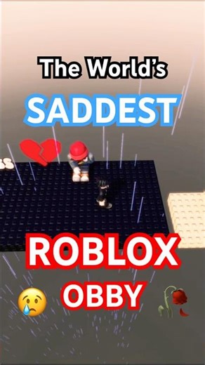 I Played The World’s SADDEST Roblox Obby EVER