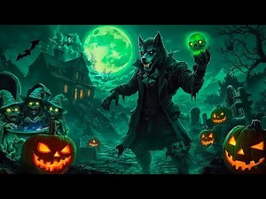 Halloween Scary Video Background with Creepy Music | Spooky Ambience & Haunted Loop 🎃👻