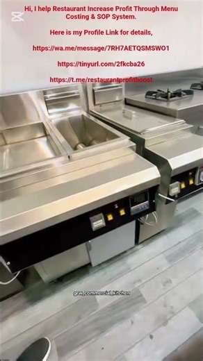 Hi, I help Restaurant Increase Profit Through Menu Costing & SOP System.