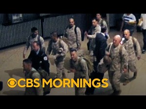 Marines receive hero's welcome, first-class treatment on return home