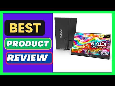 Kado Portable Monitor for Laptop, 15.6" IPS 1920x1080 HDMI Dual