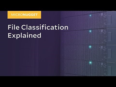 MicroNugget: What is File Classification?